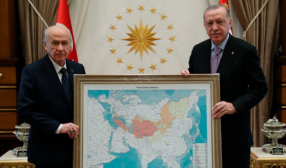 Էրդողանի ցուցադրած թյուրքական աշխարհի քարտեզի վրա կարմիր աստղով նշված չէ, որ դրա կենտրոնը գտնվում է ոչ թե Թուրքիայում, այլ Ռուսաստանում. Պեսկով