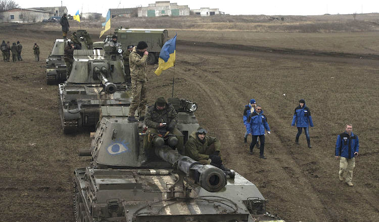 Ուկրաինայի ուժայինները հրաձգության վարժանքներ են անցկացրել Դոնբասում