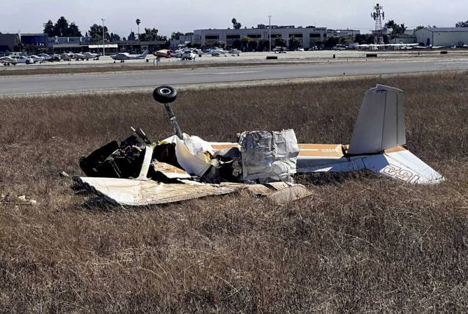 Կալիֆոռնիայում երկու ինքնաթիռ է բախվել օդանավակայանում