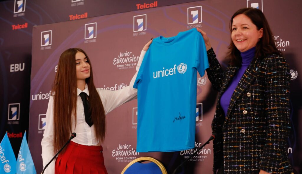 UNICEF-ը ազգային դեսպան է նշանակել «Մանկական Եվրատեսիլ 2022»-ի հաղթող Մալենային