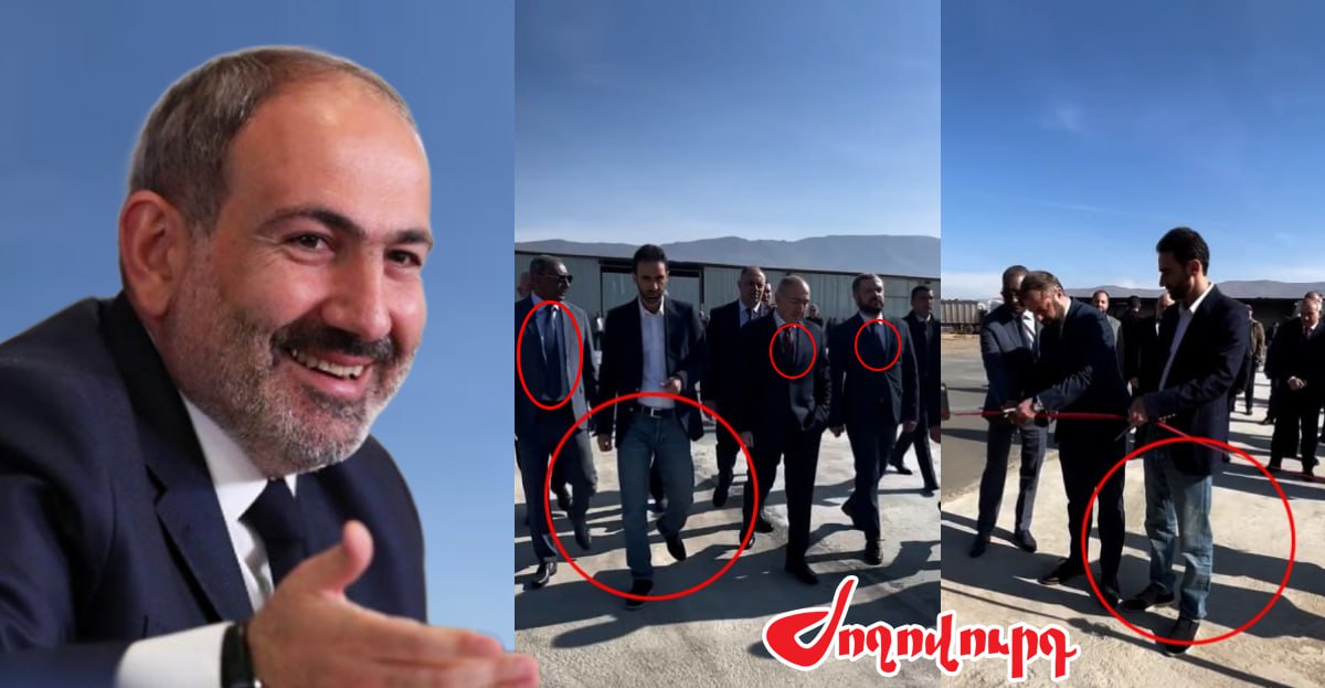 Փաշինյանը կարմիր ժապավեն կտրեց խարդախության համար դատապարտվածի հետ․ «Ժողովուրդ»