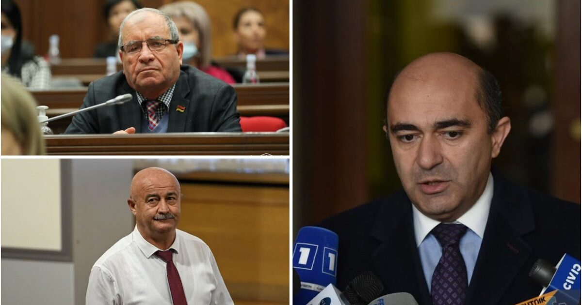 Հովիկ Աղազարյանն և Հակոբ Ասլանյանը Էդմոն Մարուքյանին առաջադրել են վարչապետի թեկնածու