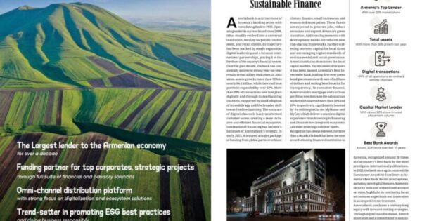 Համադրելով թվայինն ու կայուն ֆինանսավորումը. Forbes-ի անդրադարձն Ամերիաբանկին