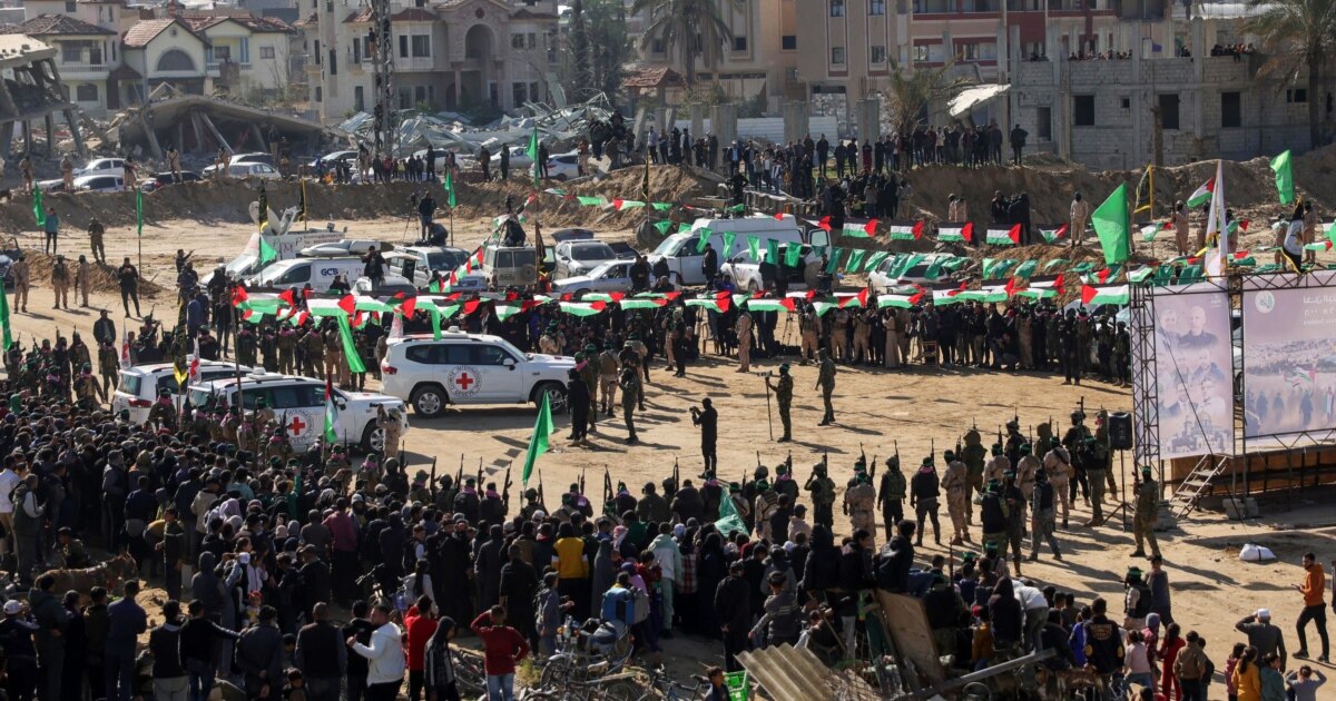 Գազայի Կարմիր Խաչին հանձնված պատանդների առաջին խումբը ներառում է յոթ մարդ