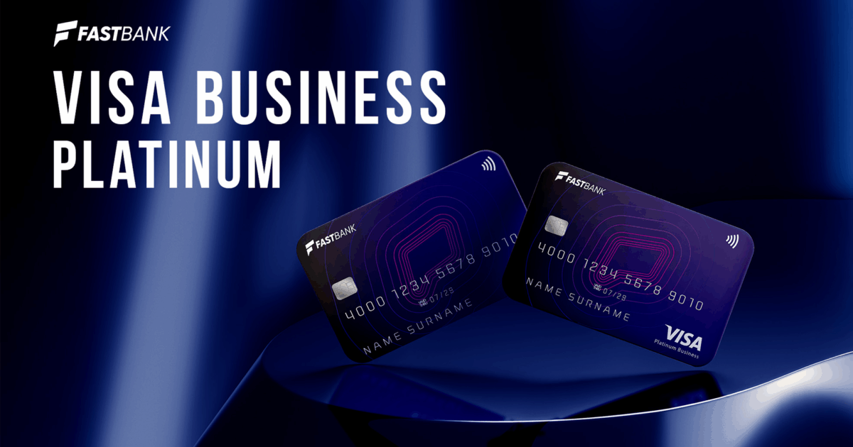 Ֆասթ Բանկը թողարկել է Visa Business Platinum ԱկնՔարտ