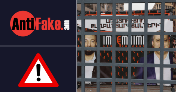 Հայաստանում քաղաքական խոսքի համար կալանավորված մեդիագործիչներ կան․ AntiFake-ը ահազանգում է