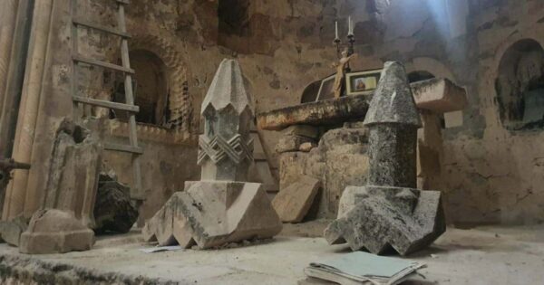 Ադրբեջանցիները պղծել ու վանդալիզմի են ենթարկել Մարտակերտի 17-րդ դարի Երից Մանկանց վանքը