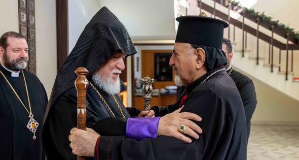 Իգնատիոս Պատրիարքը այցելել է Արամ Ա-ին․ քննարկվել է Լիբանանում և Սիրիայում ստեղծված իրավիճակը