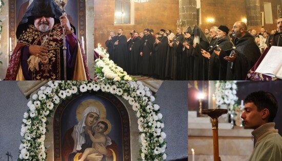 Սուրբ Եկեղեցու անսասանության և հայրենիքի բարօրության համար Թալինի մաքրագործված եկեղեցում կատարվել է միասնական ժամերգություն