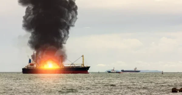 Հորմուզի նեղուցում բեռնատար նավ է խոցվել. անձնակազմը տարհանվում է