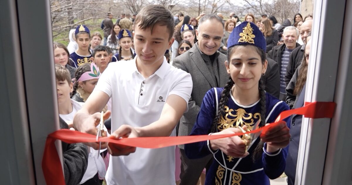 Տոլորսում տոն է. գյուղի դպրոցում «Արմաթ» ճարտարագիտական աշխատանոց է բացվել