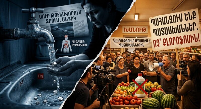 Սնդիկի լռությունը և քլորոֆոսային «շոուն». ազգային անվտանգության սպառնալիքը՝ թեմայի շեղման ստվերում. Greens.am