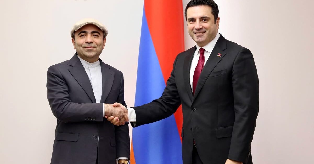 Ալեն Սիմոնյանն ընդունել է Հայաստանում Իրանի դեսպան Խալիլ Շիրղոլամիին