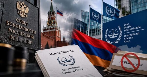 ТАСС. ՌԴ Անվտանգության խորհուրդը պնդում է, թե Հայաստանը դեռ չի դիմել ՄԱԴ՝ Հռոմի ստատուտի վավերացումից հետո