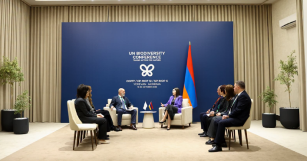 Արփինե Սարգսյանի հանդիպումը Մեթյու Հոլինգվորթի հետ