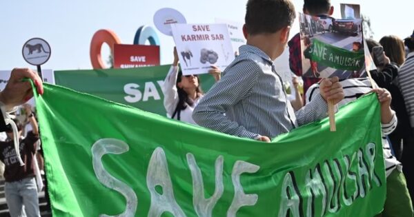 Բողոքի ակցիա Երևանում․ OC Media-ն անդրադարձել է COP17-ի օրերին Ամուլսարի հանքի վերաբացման դեմ պայքարին