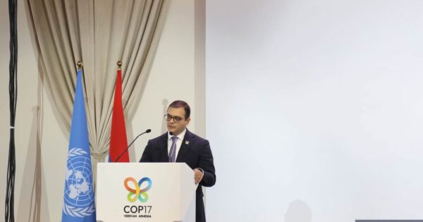 Ռոբերտ Աբիսողոմոնյանն ազդարարել է COP17-ի ՀՀ նախագահության կենսաբազմազանության նոր նախաձեռնության մեկնարկը