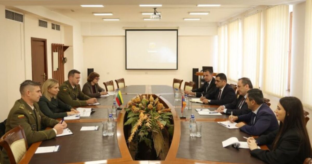 Հայաստանն ու Լիտվան ստորագրել են 2027թ. պաշտպանական համագործակցության ծրագիրը